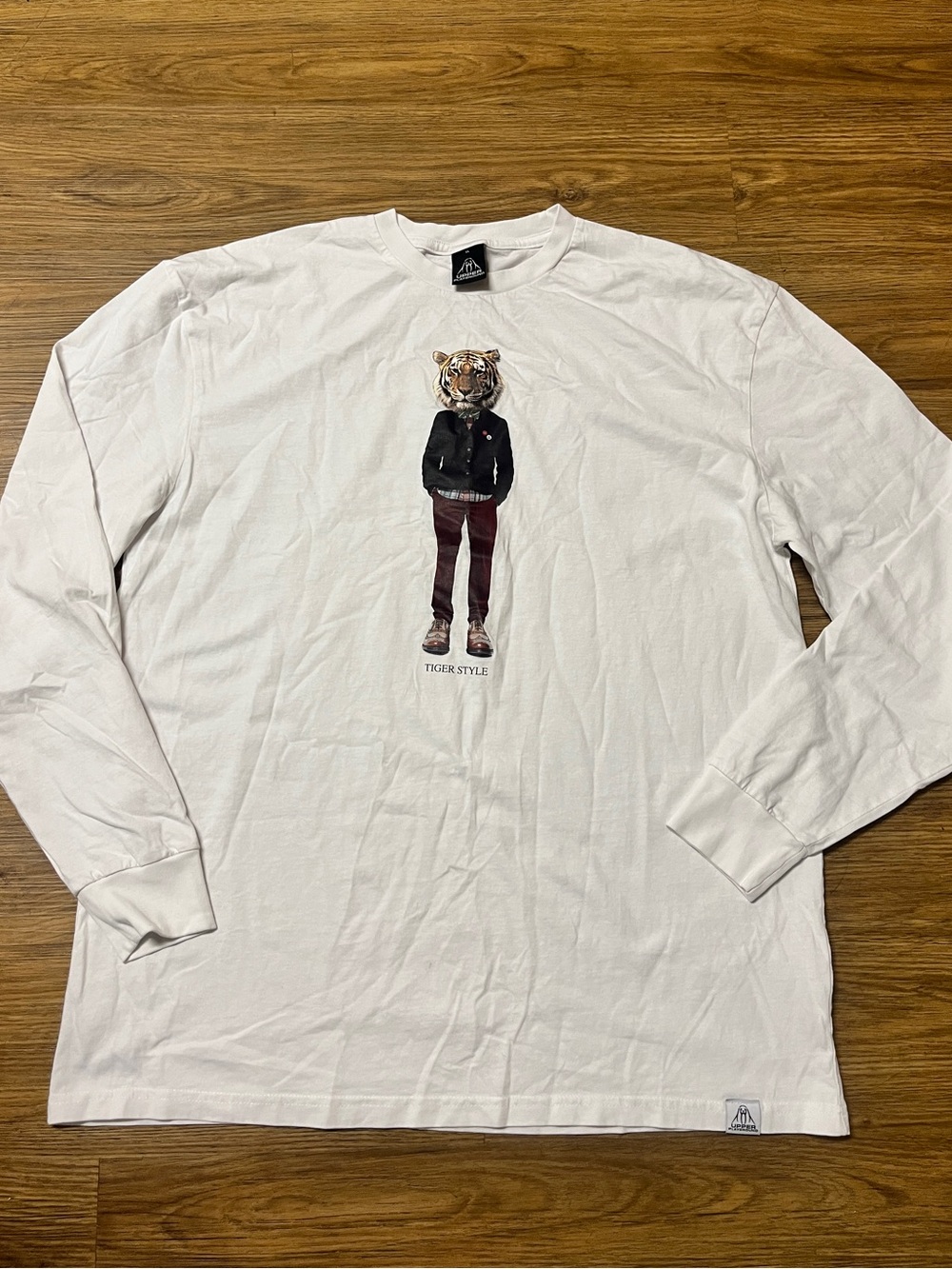 Upper Playground Tiger Style Long Sleeve T-Shirt Dustin Canalin Graphic Street